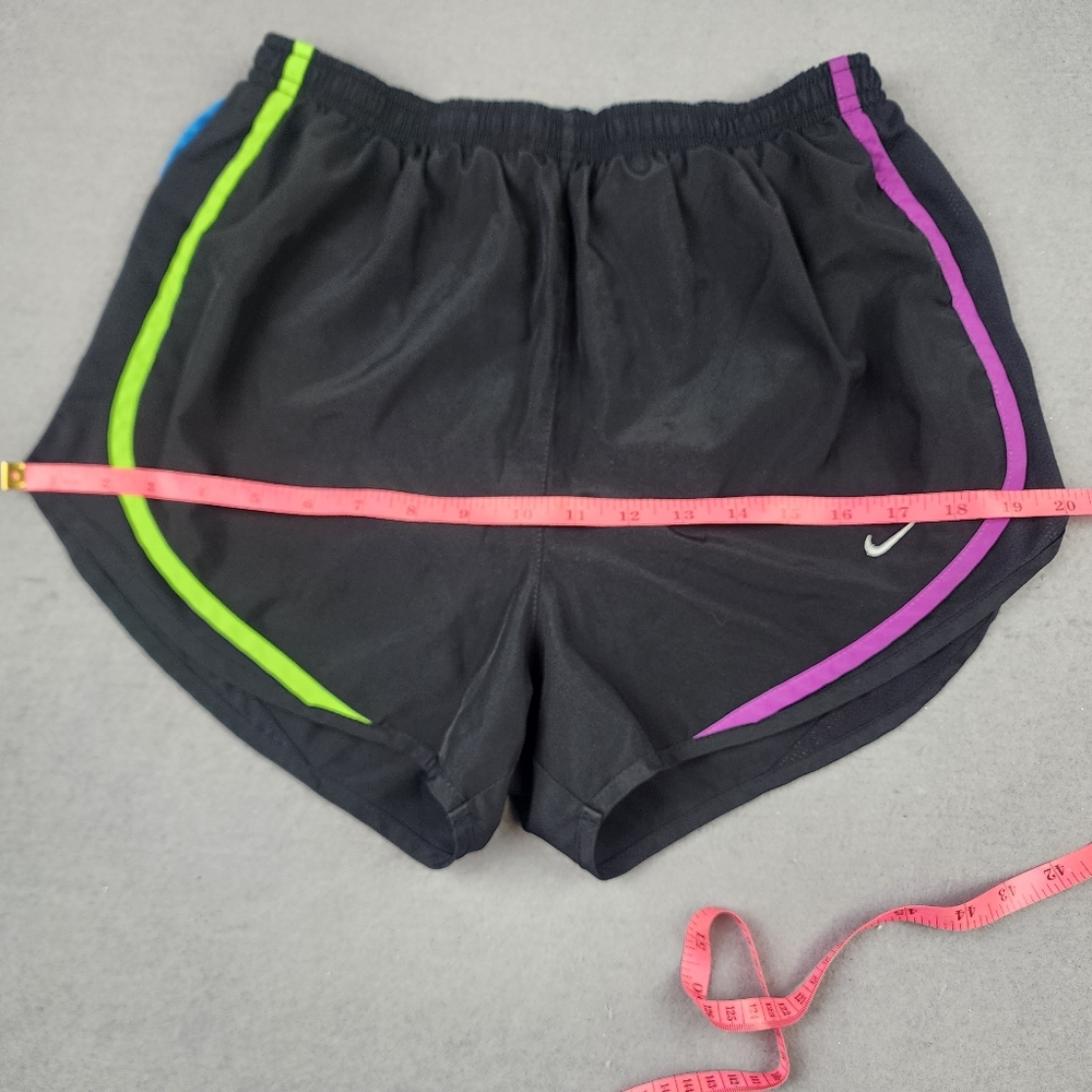 Nike Dri Fit Black Shorts with Colorful Trim Womens Medium Activewear - Picture 11 of 15